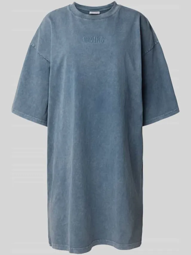 REVIEW Knielange T-shirtjurk met ronde hals antraciet, foto 2