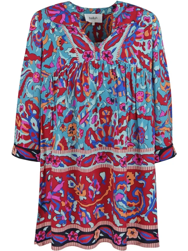 Ba&sh korte jurk Maureen - maat 32 (0) Roze
