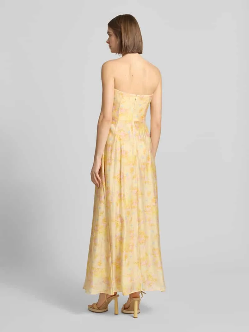 bardot Maxi-jurk in off-shoulder-look model 'AMINA' geel, foto 3
