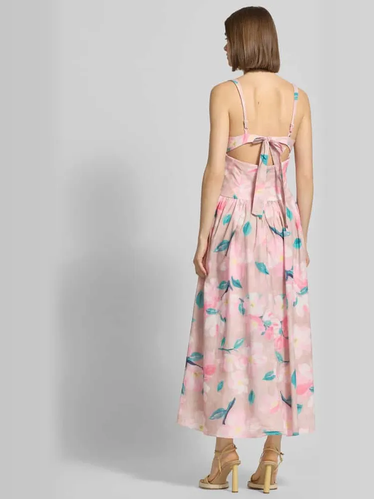 bardot Midi-jurk in all-over look model 'CARTIA' rosé, foto 3