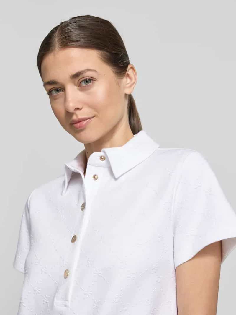 Joop! regular fit jurk met polokraag model 'Torrin' wit, foto 5