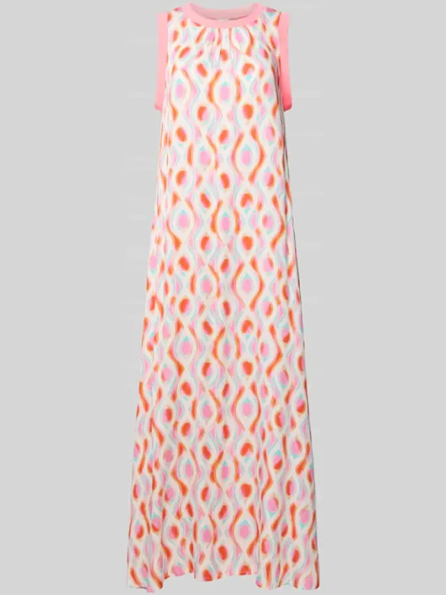 Emily Van den Bergh Midi-jurk met brede bandjes offwhite, foto 2