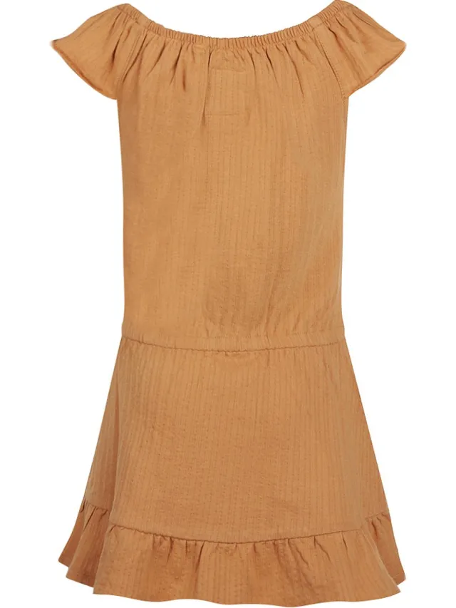 Koko Noko R-girls 1 Meisjes Jurk - Camel