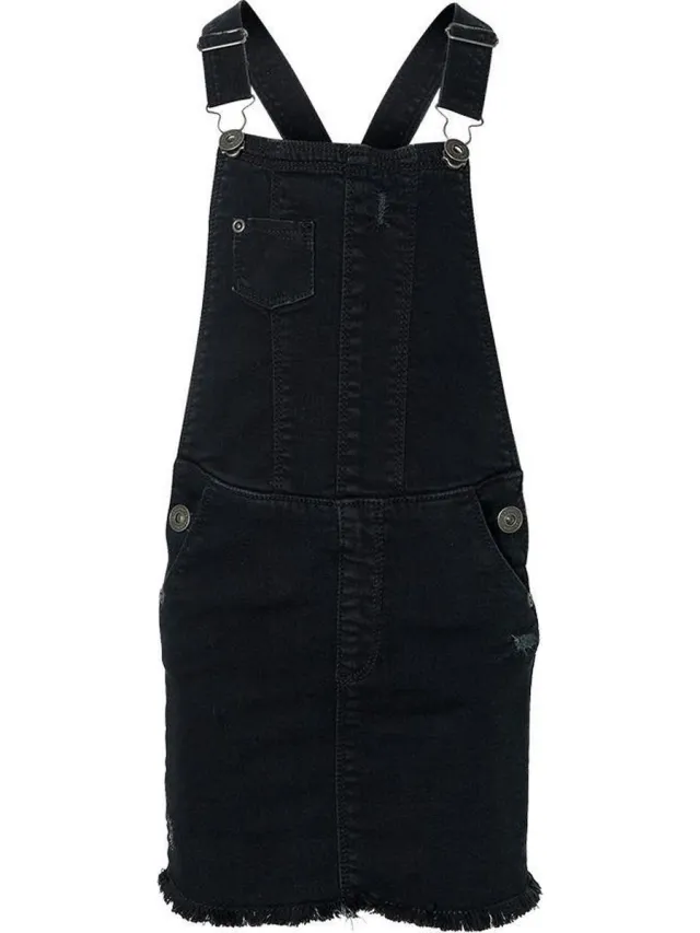 Quapi jurk Djolie zwart denim
