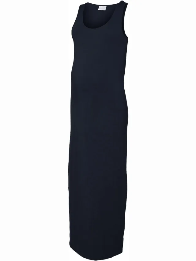 Mamalicious MAMA.LICIOUS MLMIA NELL SL JRS MAXI DRESS 2F E.A.NOOS Dames Jurk Black