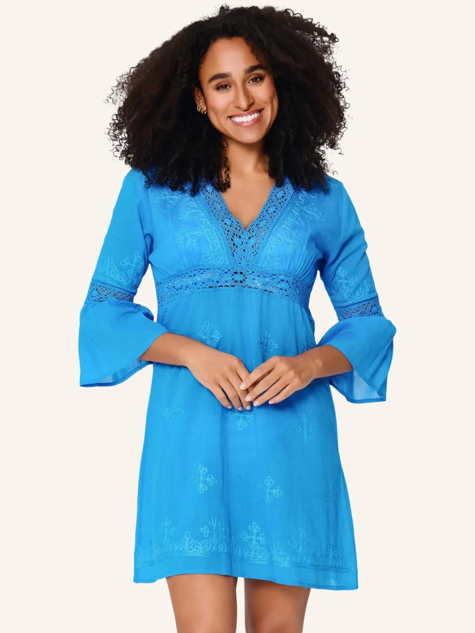 Lingadore Tuniek Blauw/Wit