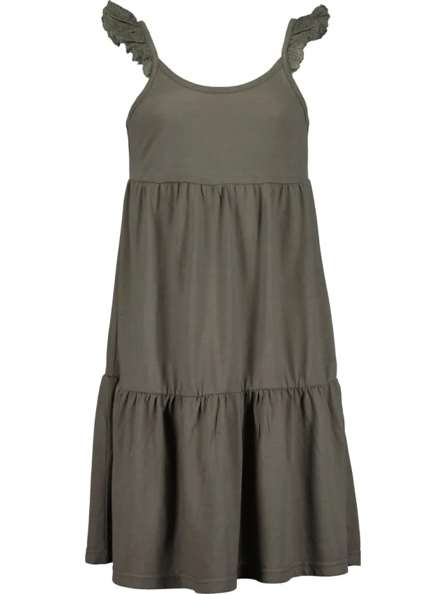 Blue Seven Jurk - Army green
