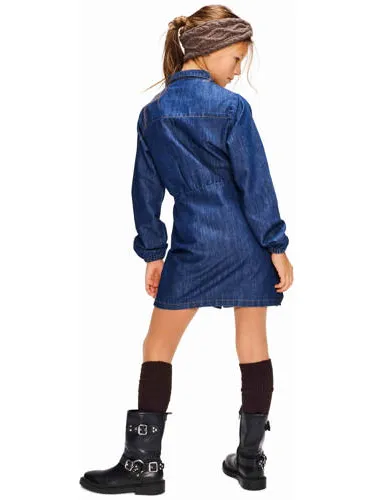 Retour Jeans Nova spijkerjurk donkerblauw dark indigo, foto 3