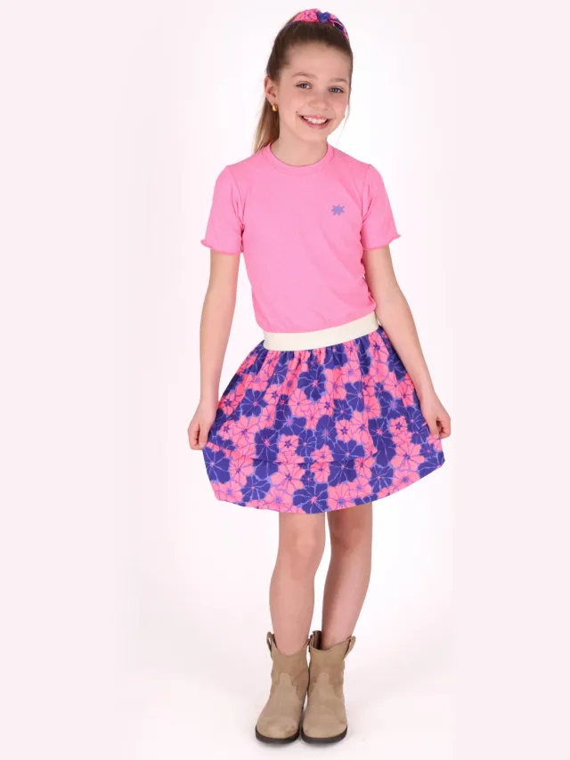 B.Nosy midi jurk roze blauw, foto 3