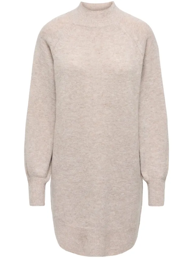 Only Olivia gebreide jurk beige, foto 3