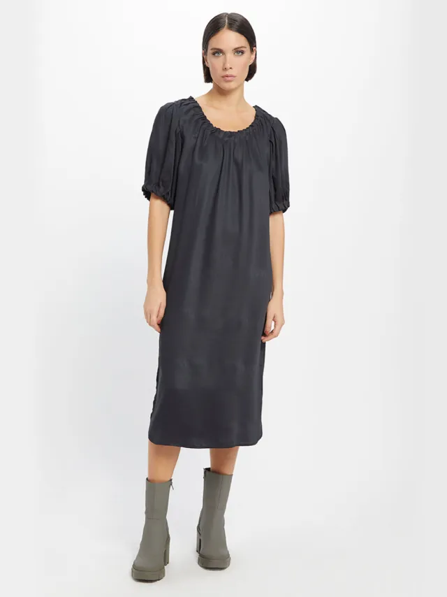 Neu Nomads dames vegan Midi Jurk Kimmie Zwart