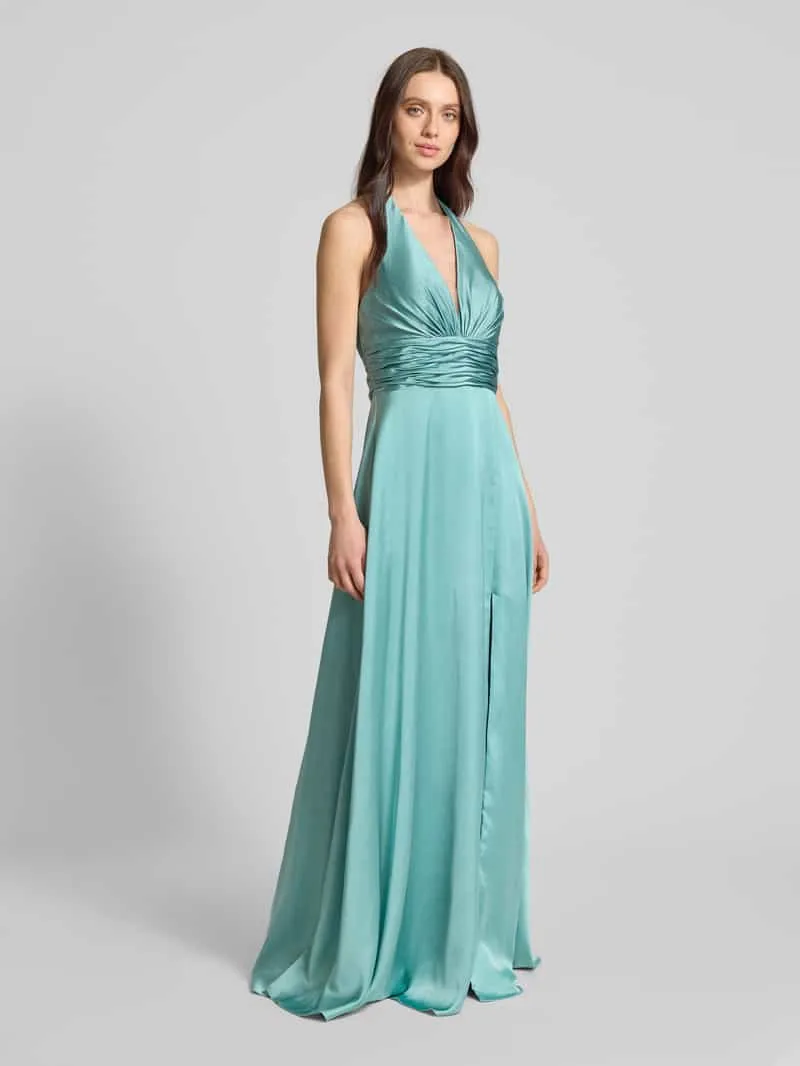 LUXUAR FASHION Avondjurk met halter groen, foto 4