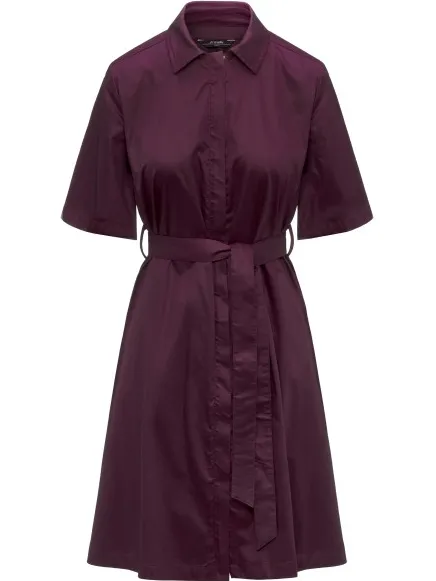 K-way Women's Nouaille Shiny Cotton - Jurk, purper
