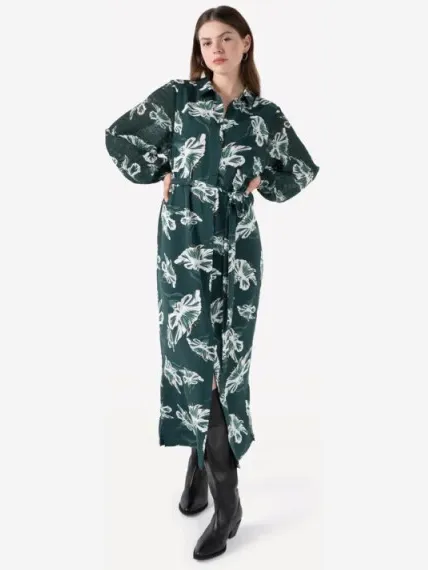Another-Label Another Label Sango dress Groen