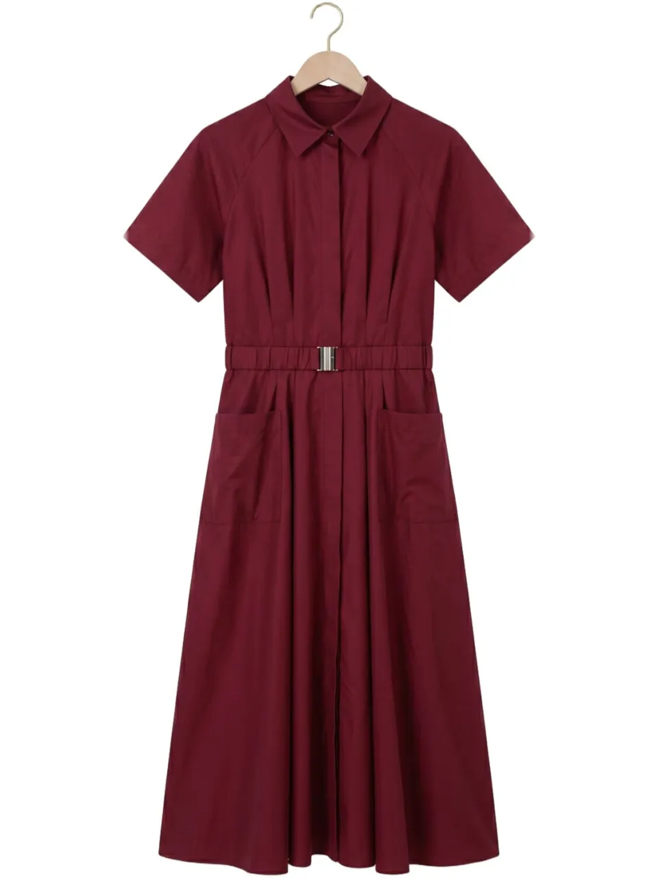 Y.A.S. YAS Dames Jurken Yassimana Ss Long Dress - Bordeaux, foto 2