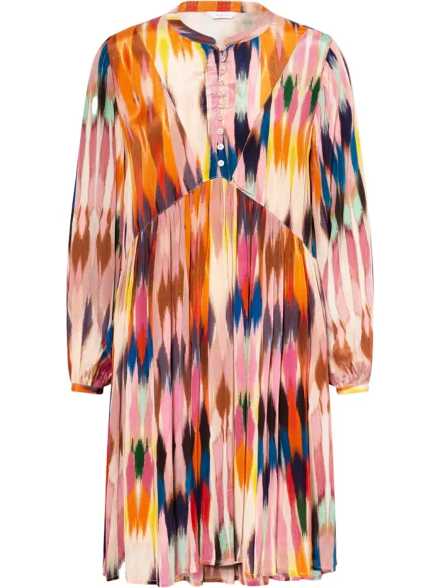 FrogBox by Princess • kleurrijk gestreepte jurk • Roze