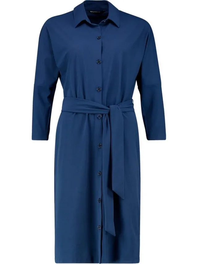 Expresso 72 - Blousejurk blauw