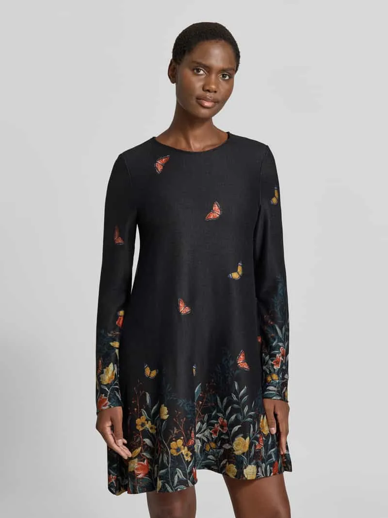 Apricot Mini-jurk met ronde hals zwart, foto 4