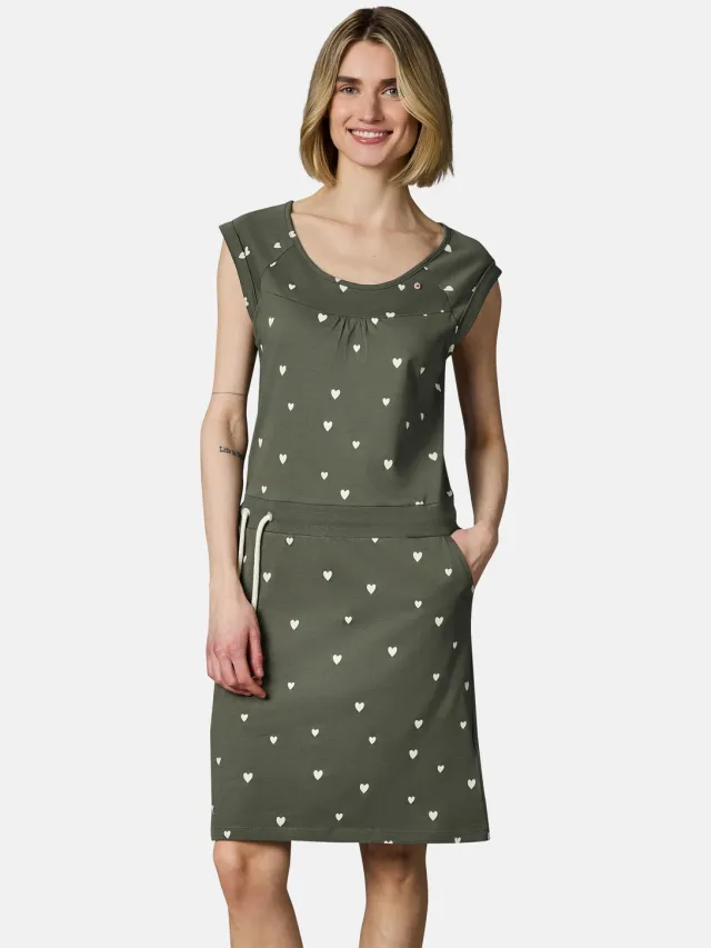 Ragwear Dames zomerjurk Dark Olive