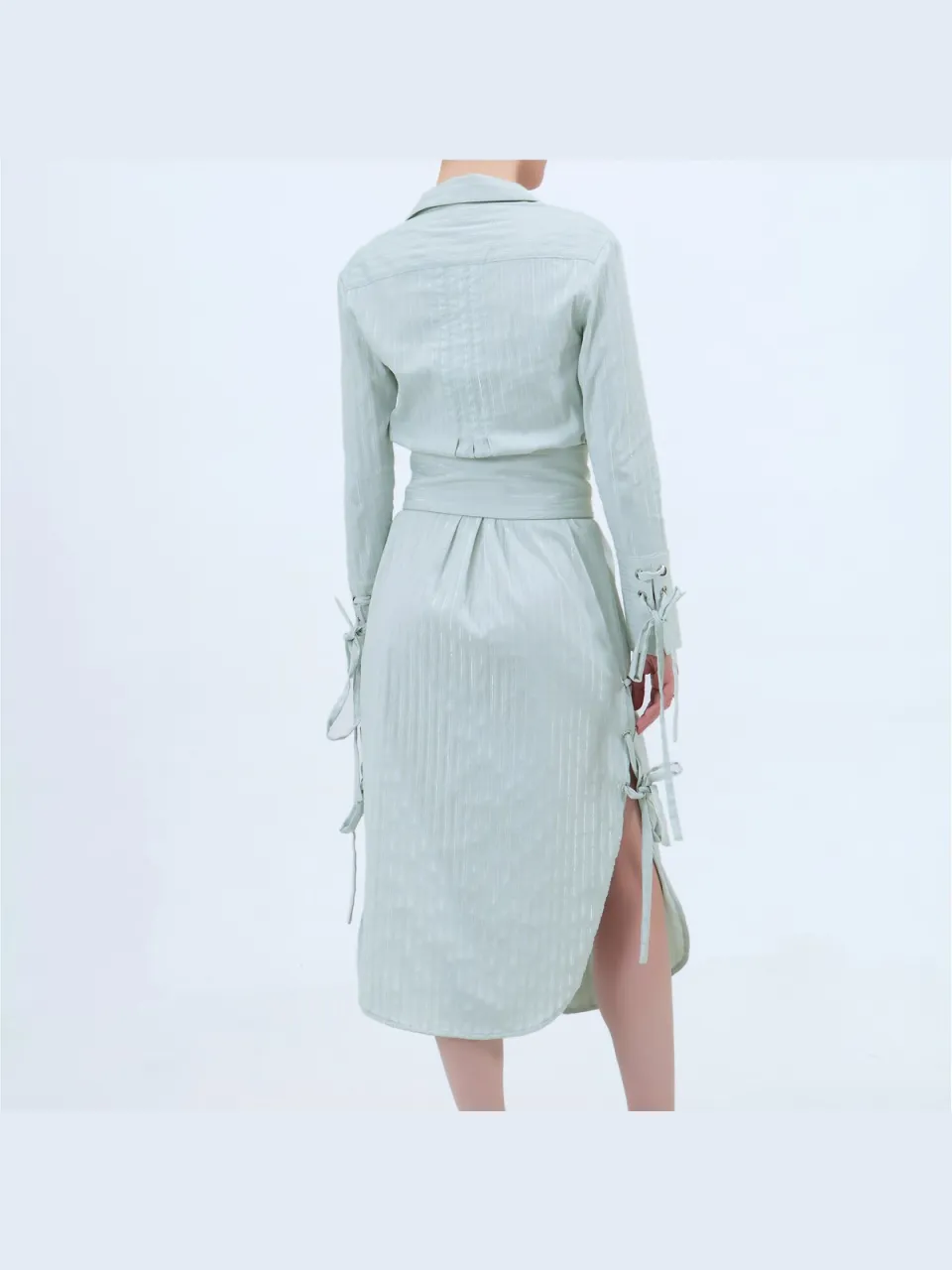 Smart & Joy Lange kleermakershirtjurk mint, foto 2