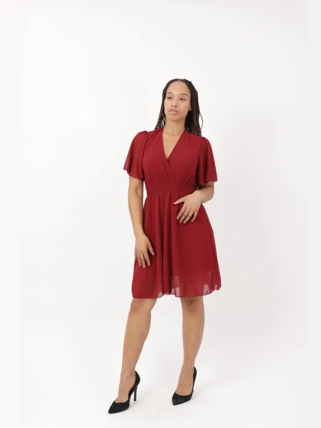 Elara Midikleid Weinrot