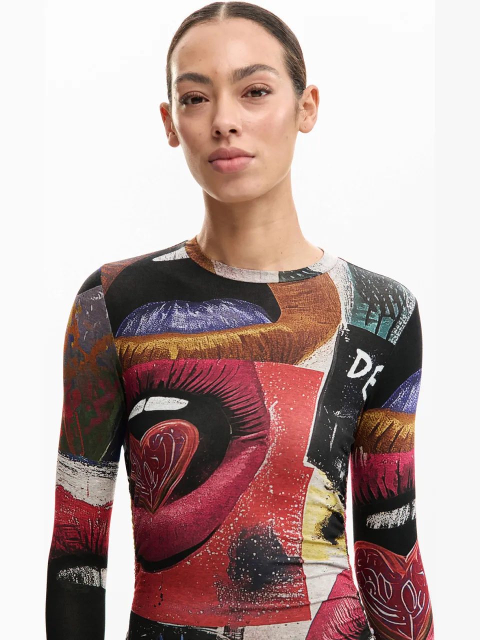 Desigual A-lijn jurk multi, foto 3