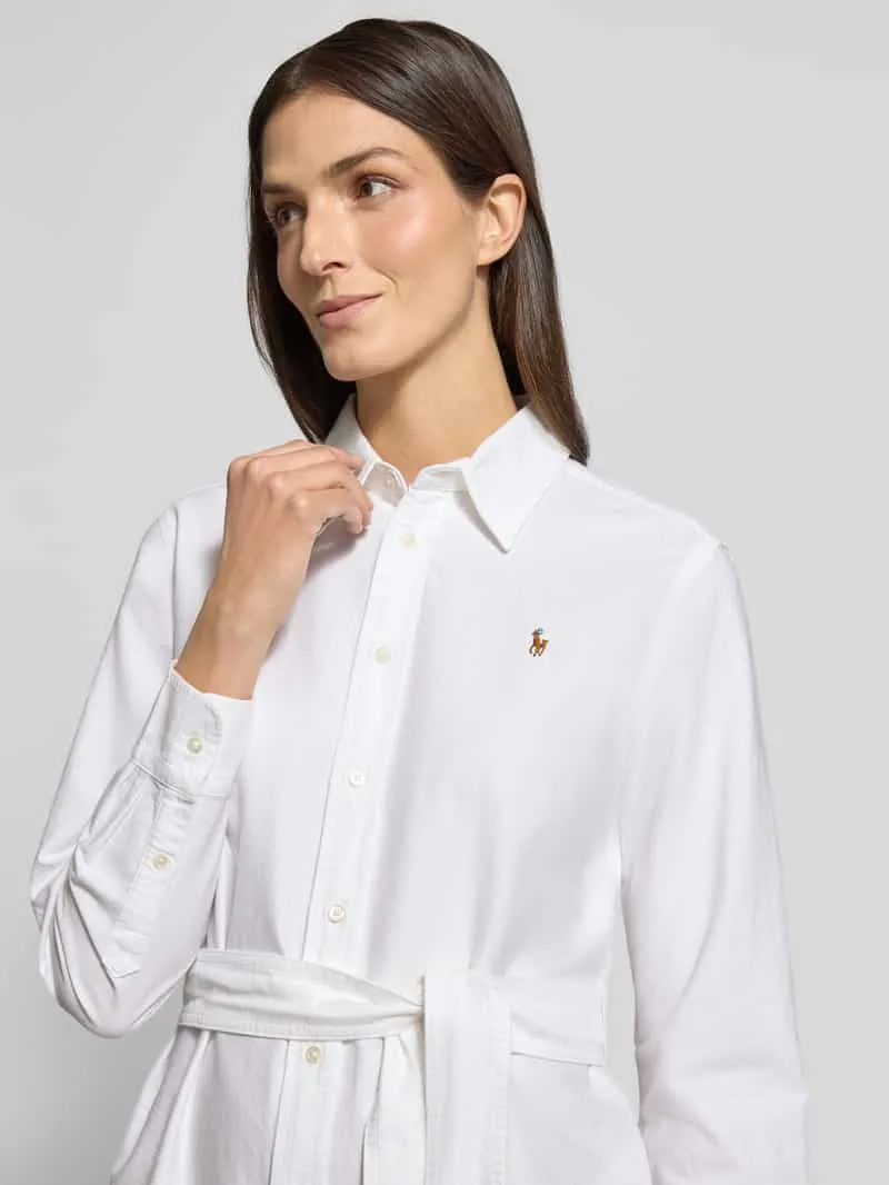 Polo Ralph Lauren overhemdjurk met Knoopsluiting wit, foto 5