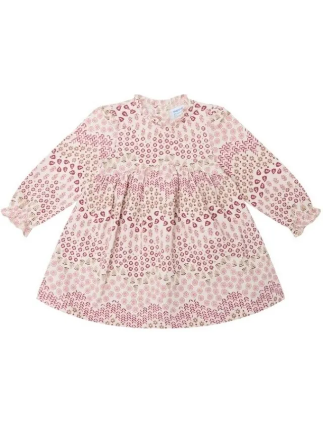 Mayoral Jurk Mayoral 2926 VESTIDO ESTAMPADO Rosa Roze