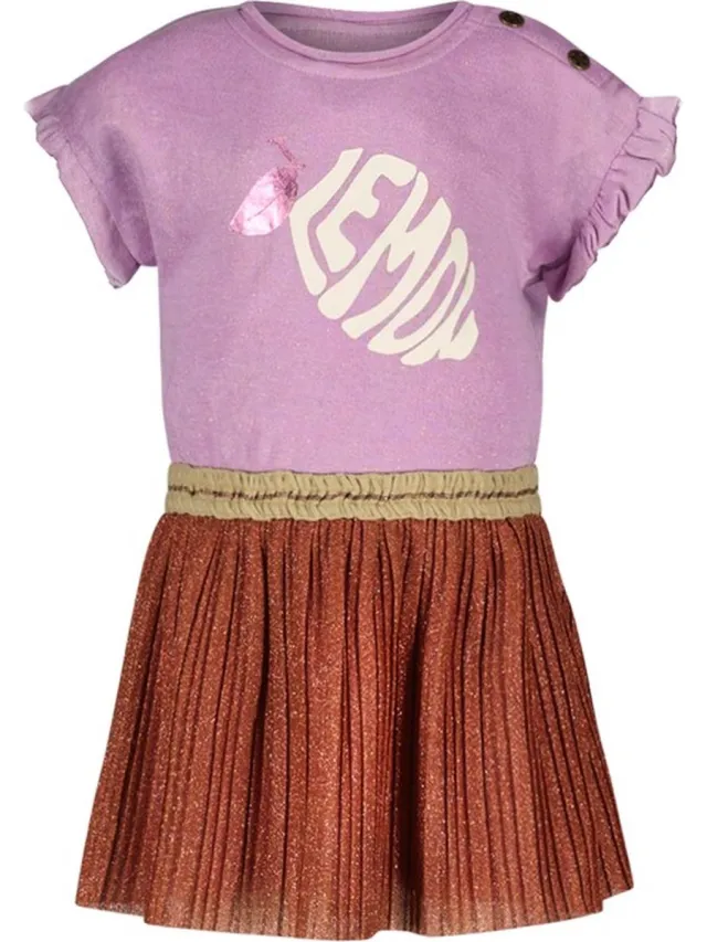 Like Flo F402-7830 Meisjes Jurk - Lilac