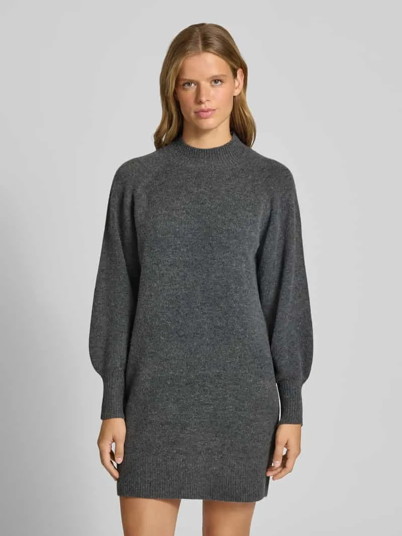Only Olivia tricotjurk antraciet Antraciet gemêleerd