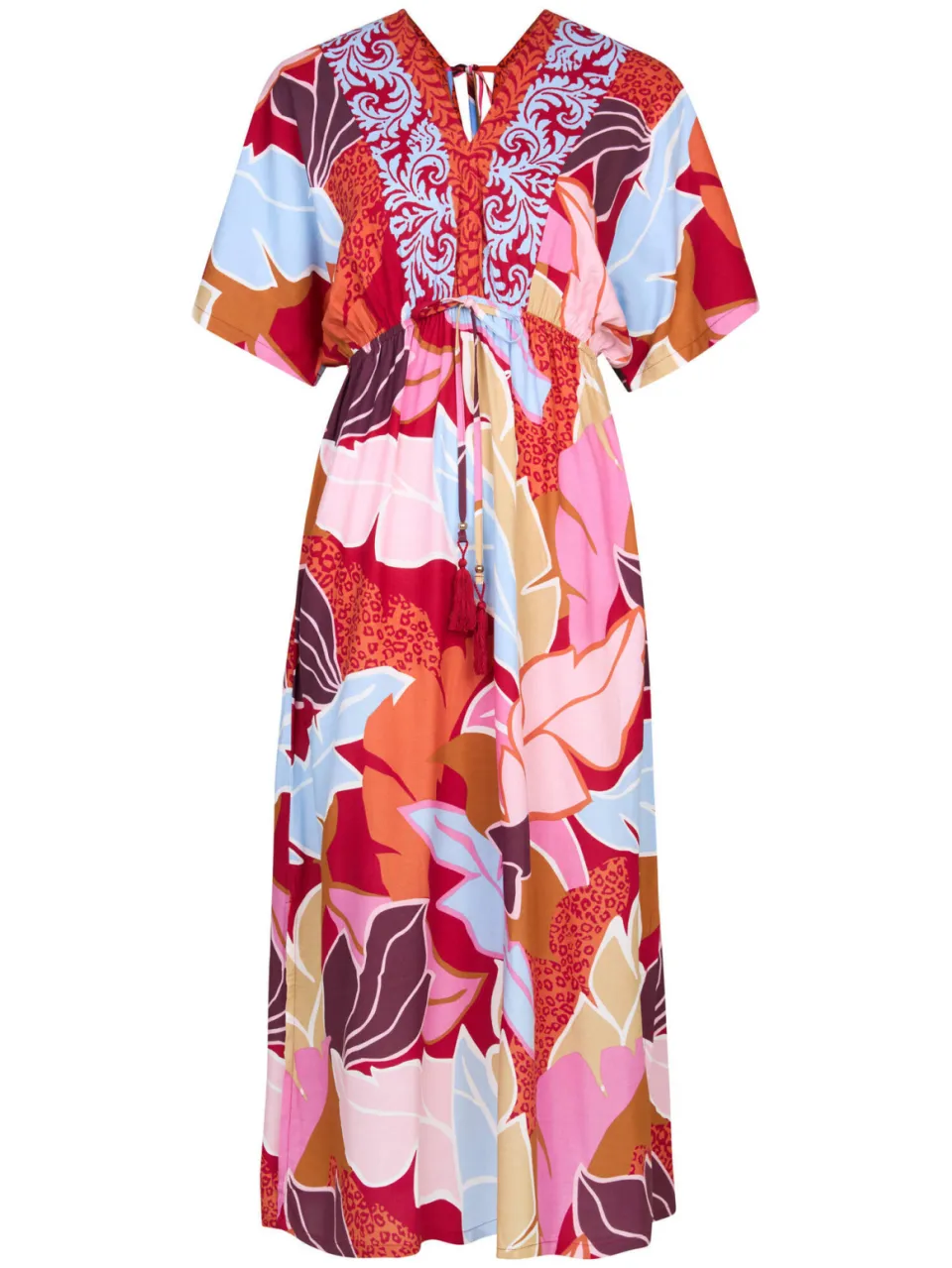 Miss Etam midi jurk multi multi kleur, foto 2