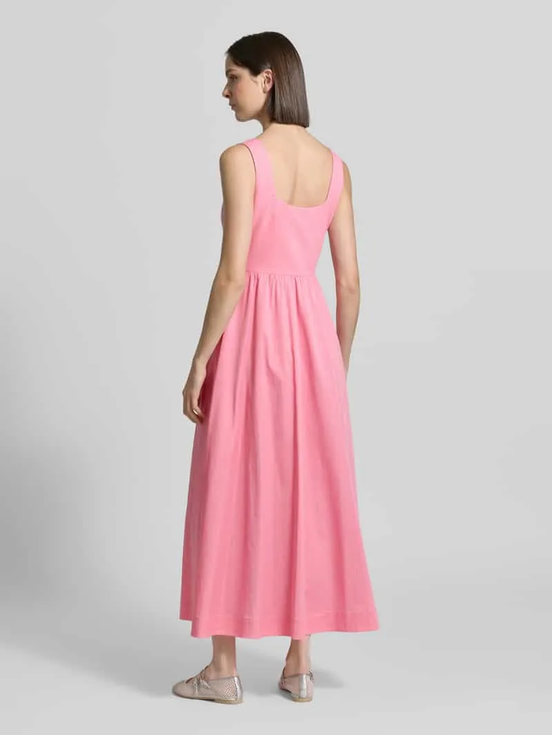 Comma maxi-jurk roze, foto 2
