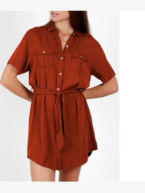 Korte Jurk Admas Zomers tuniekshirt Dubarry rood, foto 2