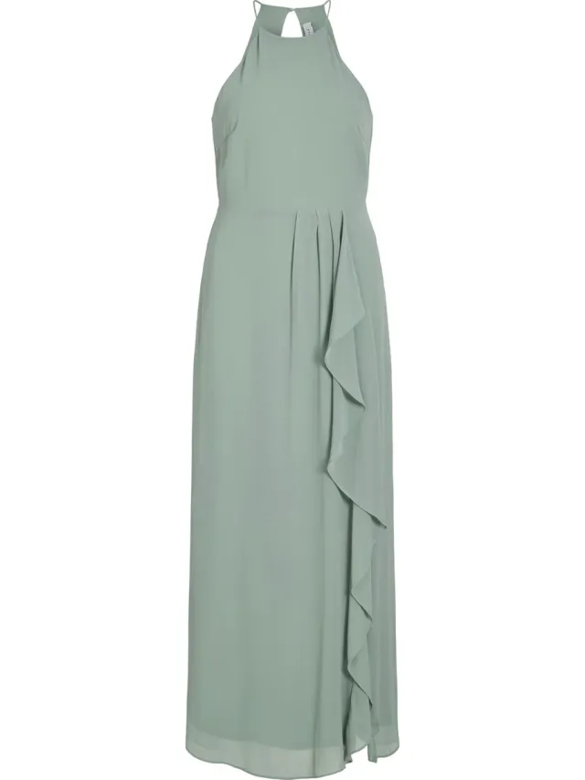 Vila mini-jurk Mouwloos Green Milieu