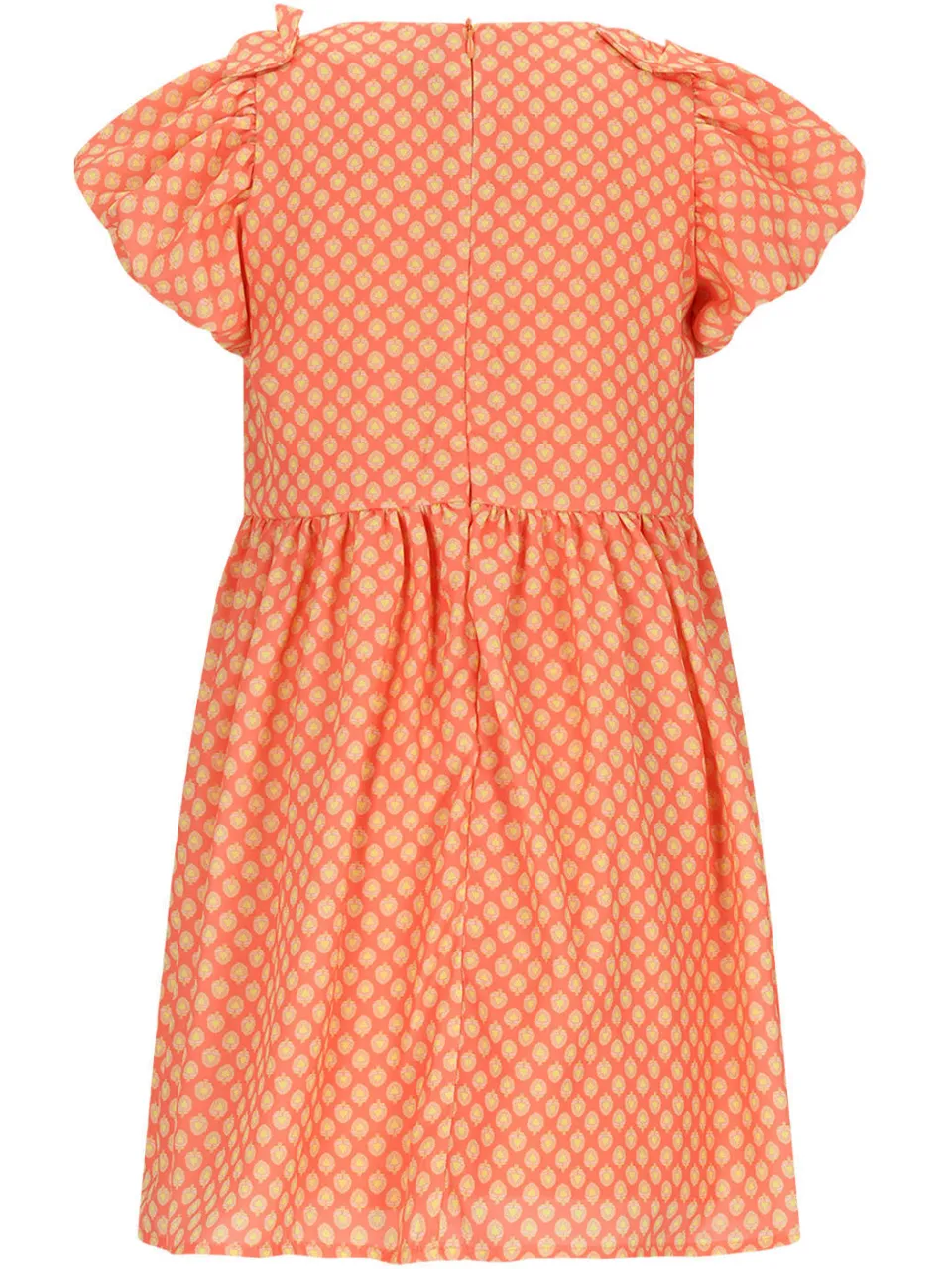 Nono midi jurk oranje, foto 3