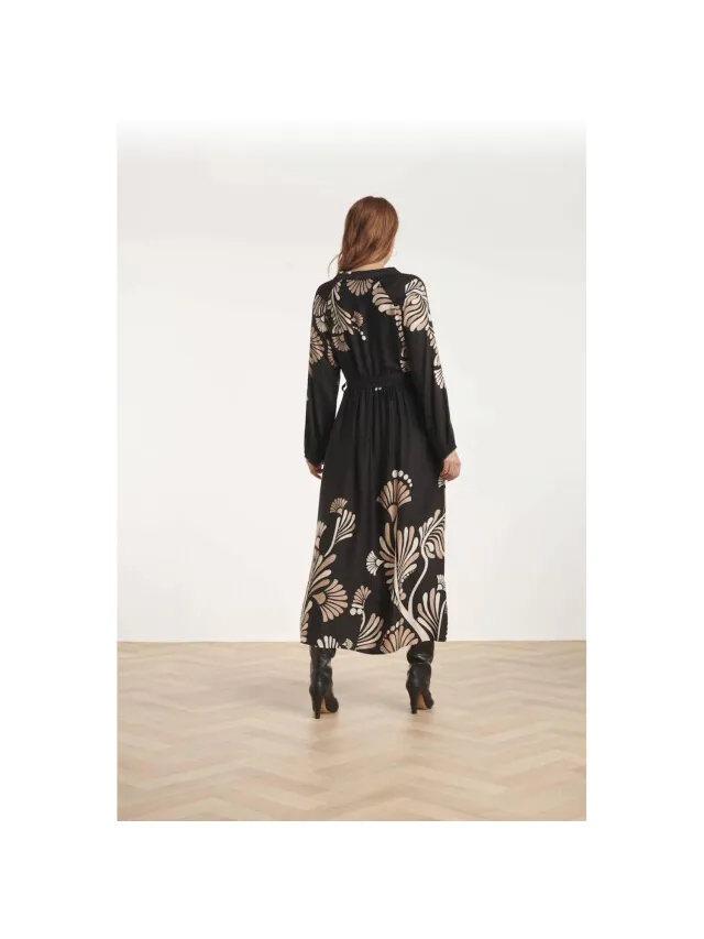 Smashed Lemon 24532 Dress Black - Sand Zwart