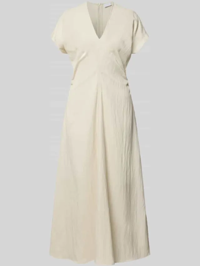 Jake*s Collection regular fit maxi-jurk van lyocellmix met viscose ecru, foto 2