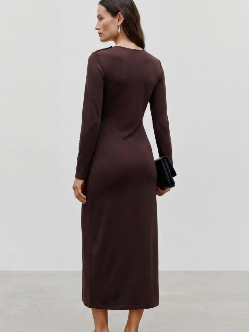 Vero Moda Maternity zwangerschapsjurk bruin, foto 2