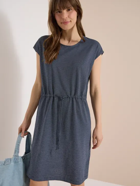 cecil Gestreepte jersey jurk blauw, foto 2