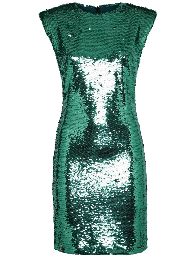 Philipp Plein T-Shirt Jurk Kort groen, foto 2
