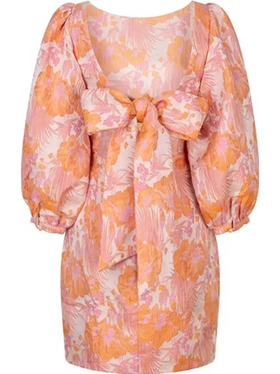 Lofty Manner gebloemde zomerjurk roze, foto 3