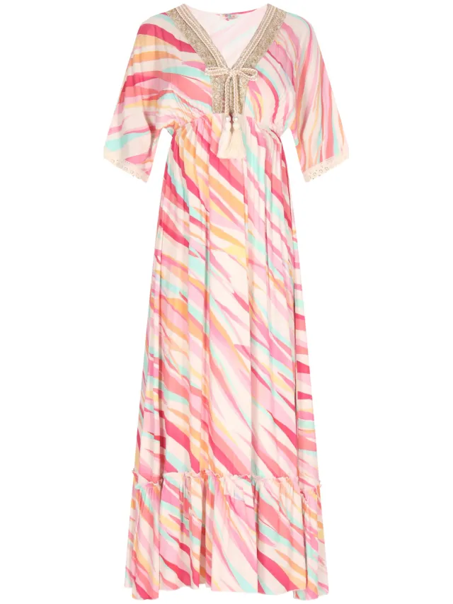 IZIA Jurk Dames Roze Veelkleurig, foto 2