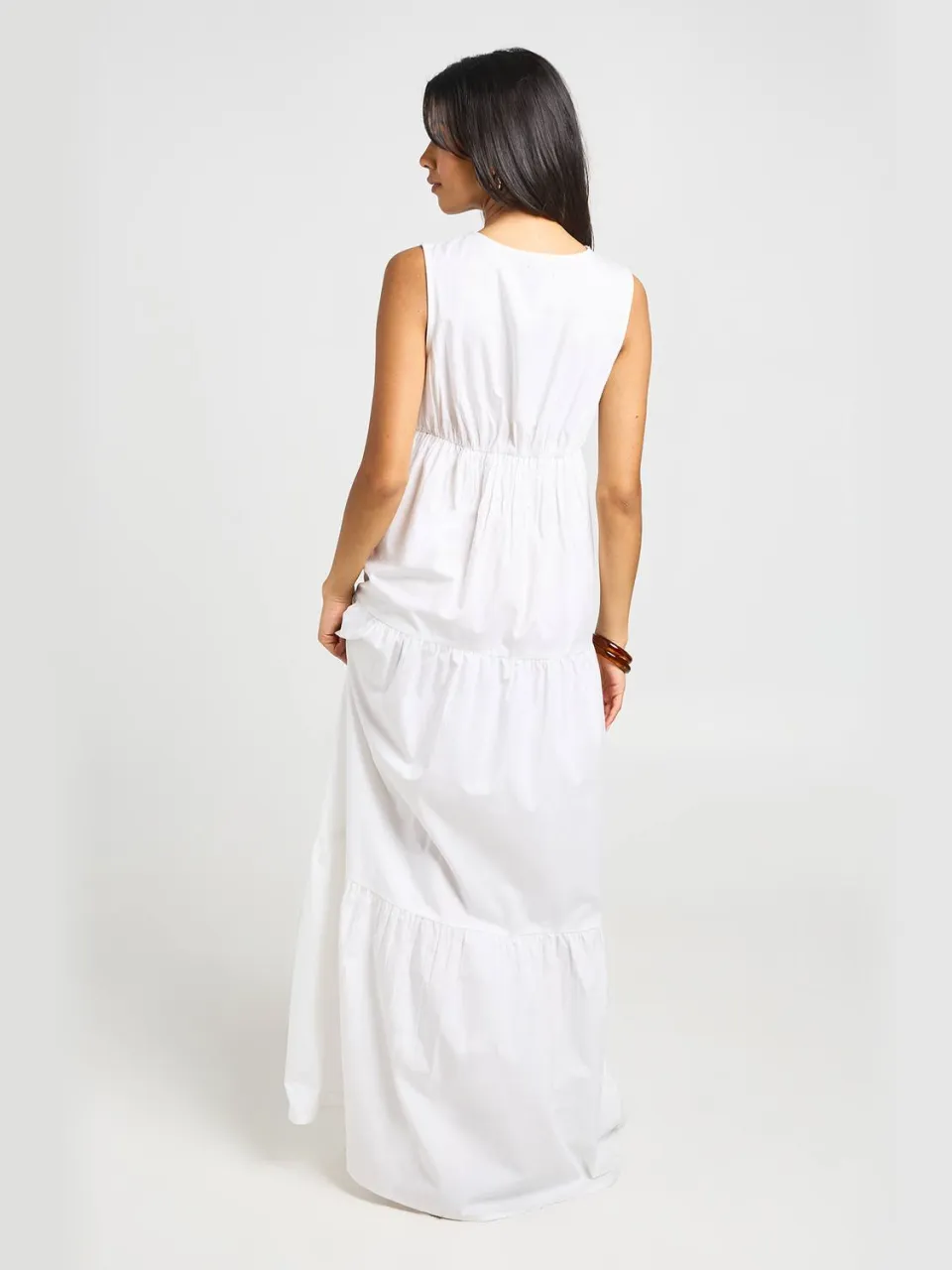 boohoo Dames Maxi Jurk Met Geborduurd Kant Detail ivoor, foto 2