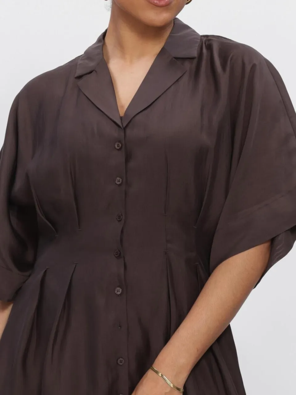 Copenhagen Muse Dames Jurken Cmmolly-dress 207892 - Bruin, foto 3