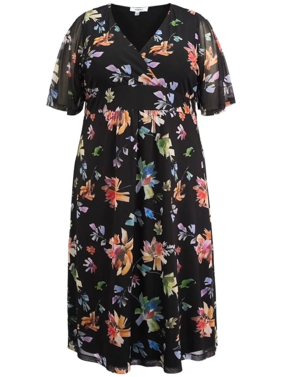 Yoek Printemps maxi jurk zwart, foto 2