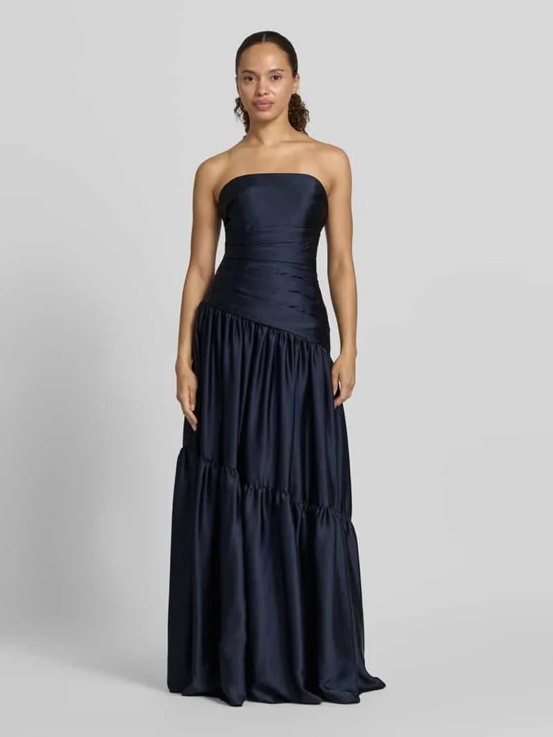 LUXUAR FASHION Avondjurk in laagjeslook Donkerblauw