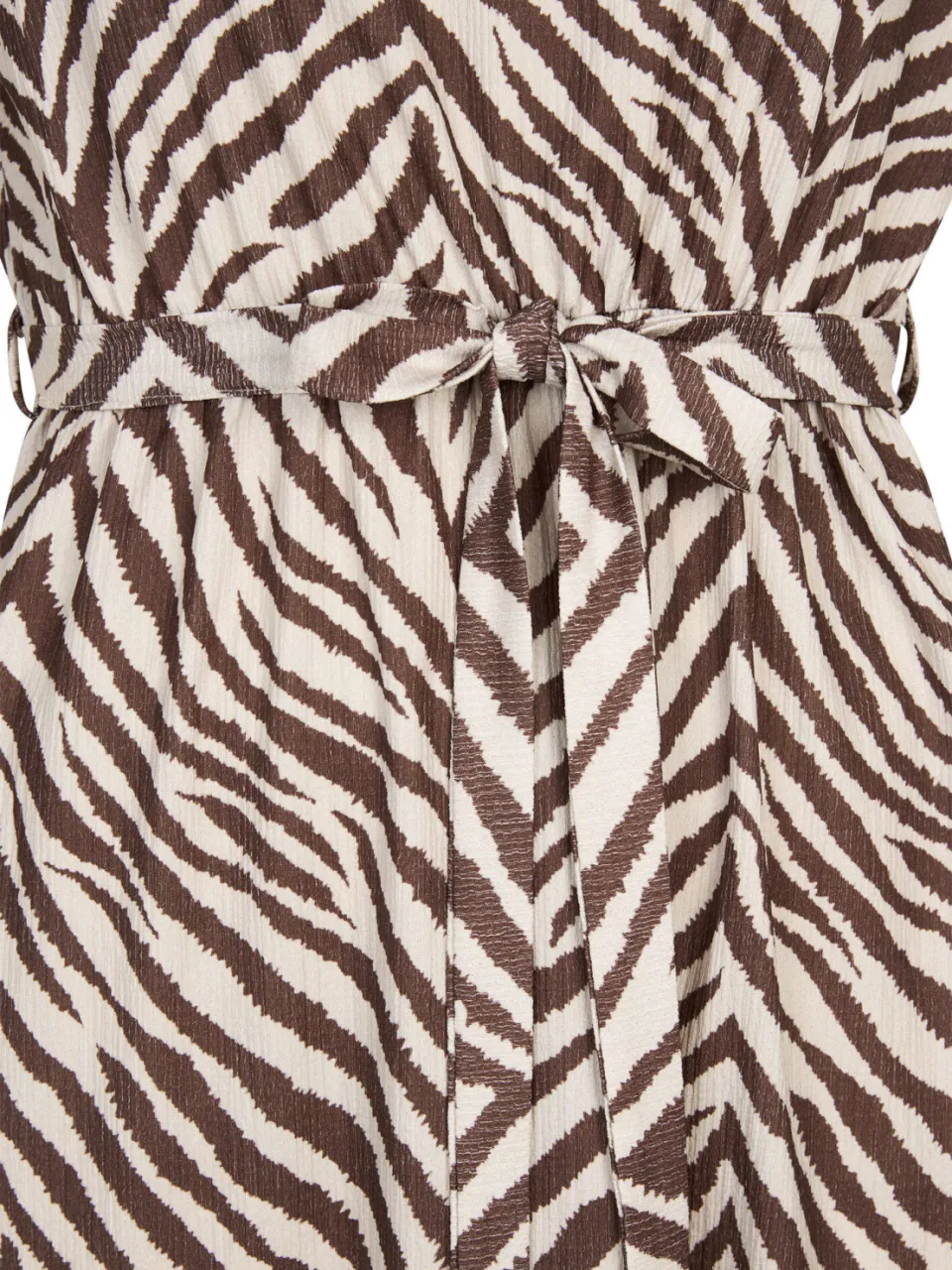 Miss Etam zomerjurk met zebraprint ecru, foto 6