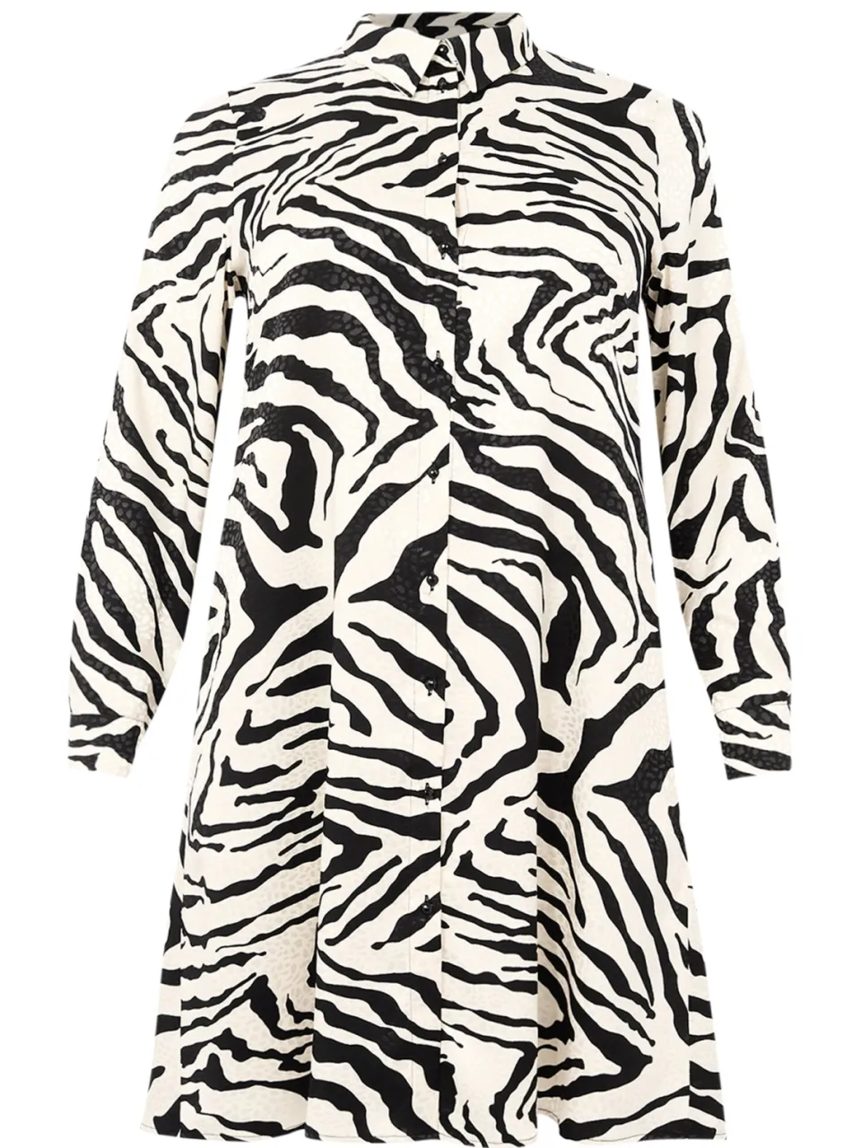 Yoek Blouse-jurk TIGRE | Zwart, foto 3