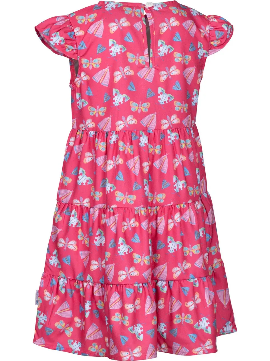 Trespass Casual jurk met subtiele vlinders voor meisjes (Aardbei) rood, foto 2