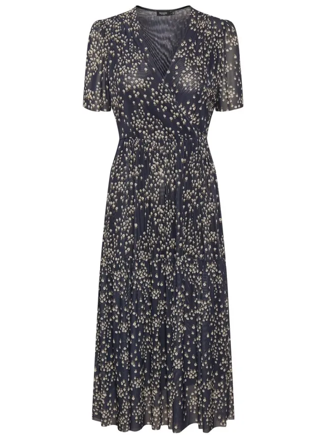 SOAKED IN LUXURY Damesjurk Soaked in Luxury Aldora Blauw